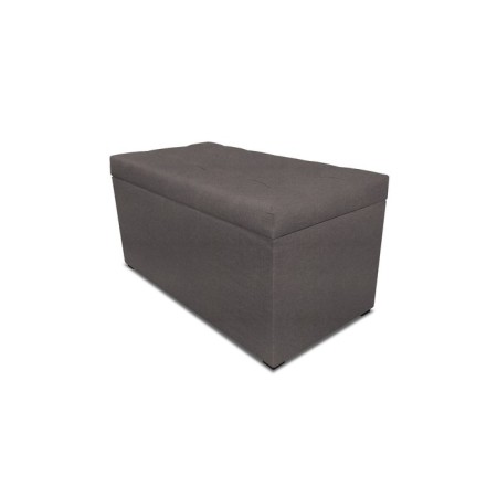 Puff with a lid and weighting, 800 × 400 × 420 mm, lunar matting, Latte color-1