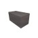 Puff with a lid and weighting, 800 × 400 × 420 mm, lunar matting, Latte color