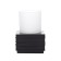 Brick glass, black color