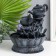 Table fountain with backlight "Little Buddha with a teapot" 25x19.5x19.5 cm