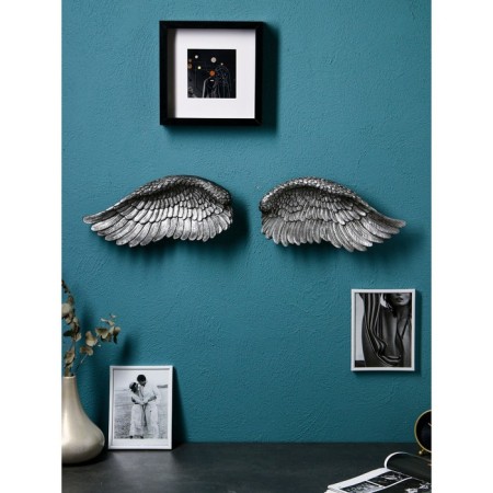 Set of figures "Wings", polystone, color silver-2