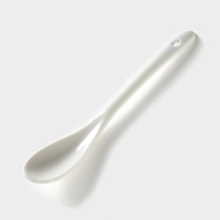 Porcelain sugarian with a spoon Magistro "sea breeze", 250 ml, white color-5