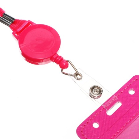 Baig-carman vertical leatherette, external 110x68mm, internal 85x54mm, tape 80x1.2cm, pink.-3
