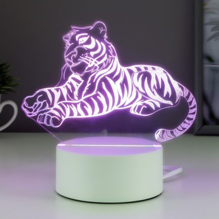 Tiger lamp Led RGB from the network