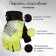 Gloves sports onlytop, p. L, yellow color