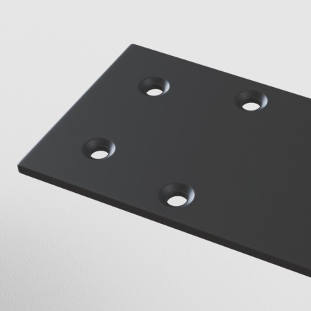 The end of the end for the Technical TRA004EC-21B, 3.8x0.2x8 cm, black color is black-2