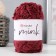Yarn "mink" 100% polyamide 75m/50g (339 burgundy)