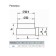 Zein connector, 55x110 mm, d = 100 mm, angular, ventilation