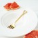 Desser for stainless steel magistro "rake", length 12 cm, gold color