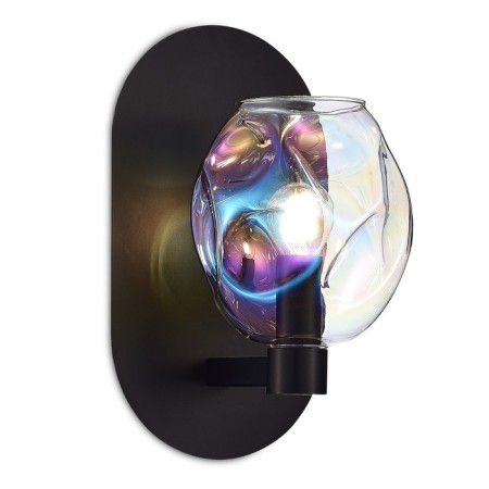 Sconces st. SL1188.401.01. Idesia. 1x40 W, E14, 17x30 cm, black color-3