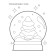 The very first coloring pages. New Year's coloring. 3+