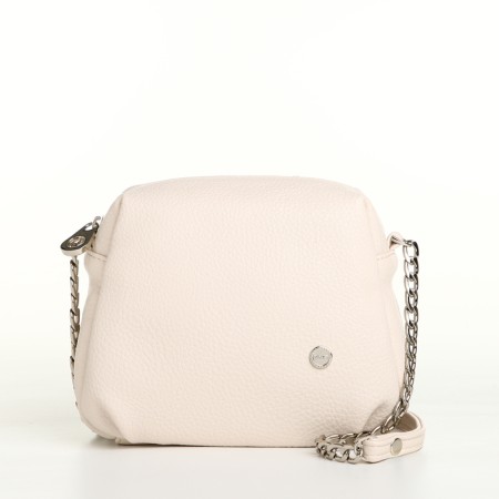 Women's bag with lightning, beige color