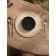 Rug -heading lane round rattan, 30x30x0.5 cm, white