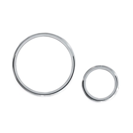 Alcadrain M771 control button, for hidden installation systems, chrome-gazean/chrome-mat