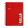 Notepad on the crest A6, 100 sheets, line, plastic cover, with dividers, classic, mix