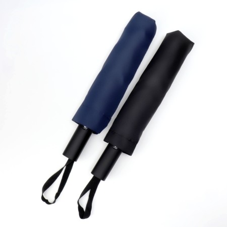 Automatic umbrella "Lanford", 3 additions, 12 spokes, r = 53 cm, dark blue color-3