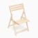 Folding chair, 60 × 50 × 75cm, from needles