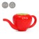 Children's watering can, 0.55 l, without a diffuser, "strawberries"