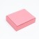 Box of a team without printing a lid is a red with a window 18 x 15 x 5 cm