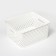 A basket for storage of an alternative "wicker", 35 × 29 × 17.5 cm, white color