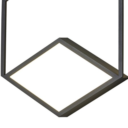 Wall lamp Mantra Kubick, Led, 1870lm, 3000k, 390x50x452 mm, black color-1