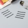Invisibility for hair "Classic, with teeth" (set of 32 pcs) 6 cm, wave, black