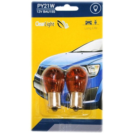 Car lamp Clearlight, PY21W, BAU15S, 12 V, set 2 pcs-4