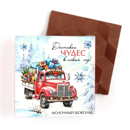 Chocolate in the box "Delivery of miracles", 50 g