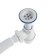 Siphon for washing ORIO A-72019, 1 1/2 "x40 mm, plastic grille d = 70 mm, with corrugation 40x40/50 mm