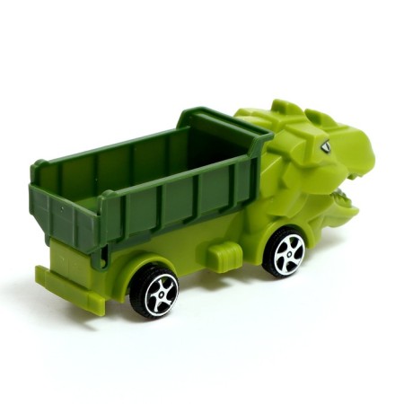 Set of trucks "Animal Park. Dinosaurs ", inertia, mix-4