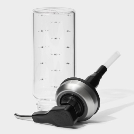 Glass dispenser for oil with a measuring scale Magistro Mist, 200 ml, 5.5 × 17.5 cm-8