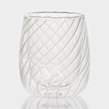 Glass glass with double walls Magistro "Whirlwind", 200 ml-1