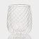 Glass glass with double walls Magistro "Whirlwind", 200 ml