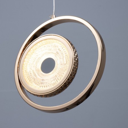 Lamp Bayerlux "Inard" LED 12W gold 22.5x2.5x22.5 cm-2