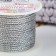 Thread for weaving, d = 2 mm, 15 ± 1 m, silver color