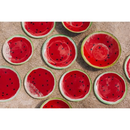 Glass Glass Daudy "Sweet watermelon", 920 ml, 22 × 5 cm-3