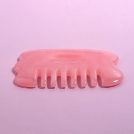 Gouas massage "Saw", 8.5 × 5 cm, pink color-4
