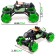 Radio-controlled machine "Jeep-Akobat", 4WD, gesture control, operates on the battery, green color