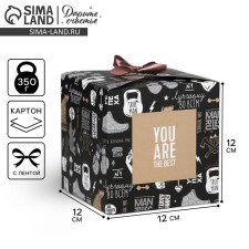 Gift folding box, packaging, 