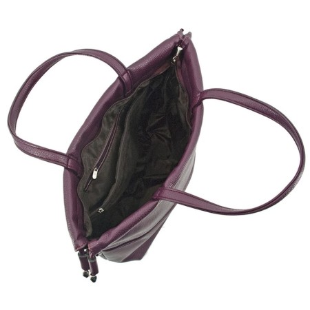 Women's bag B2798-07110, burgundy color, artificial leather, 32x12x33 cm-1