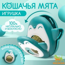 A toy for cats with a cat's mint 