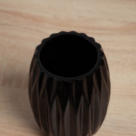 VAZA Ceramics Table "Thiago" City, D-7CM, 14x9.5 cm, black-1
