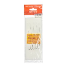 Woven leashes set No. 8, hook No. 11, diameter 0.2 mm