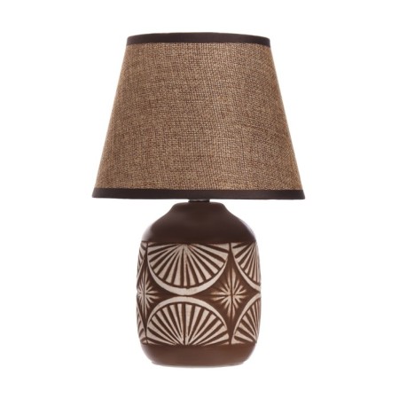 Table lamp "Margaret" E14 40W brown 17x17x27cm-5
