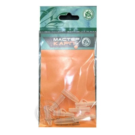 Silicone cone, the clip is safe, 5 pcs, the color is transparent