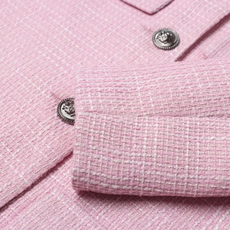 Women's tweed jacket mist r.44, pink-8