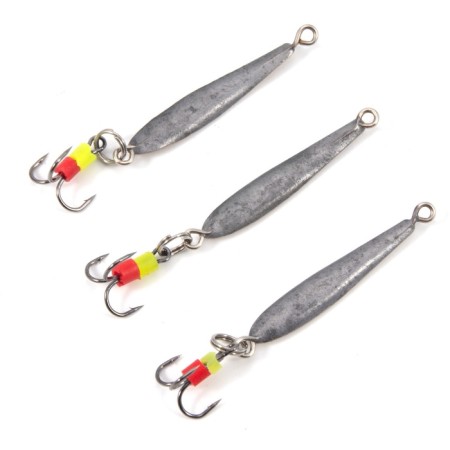 Vertical "Yaman" Malek with a tee, size 28 mm, 1.3 g, color nickel-2