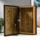Safe-book wood to the leatherette "Tiger" mirror 26x17x5 cm