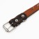 Leather collar "Strict spike", 65 x 3 cm, Osh 40-55 cm, black