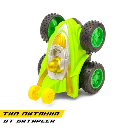 Radio -controlled machine "Crazy", works from batteries, color mix-3